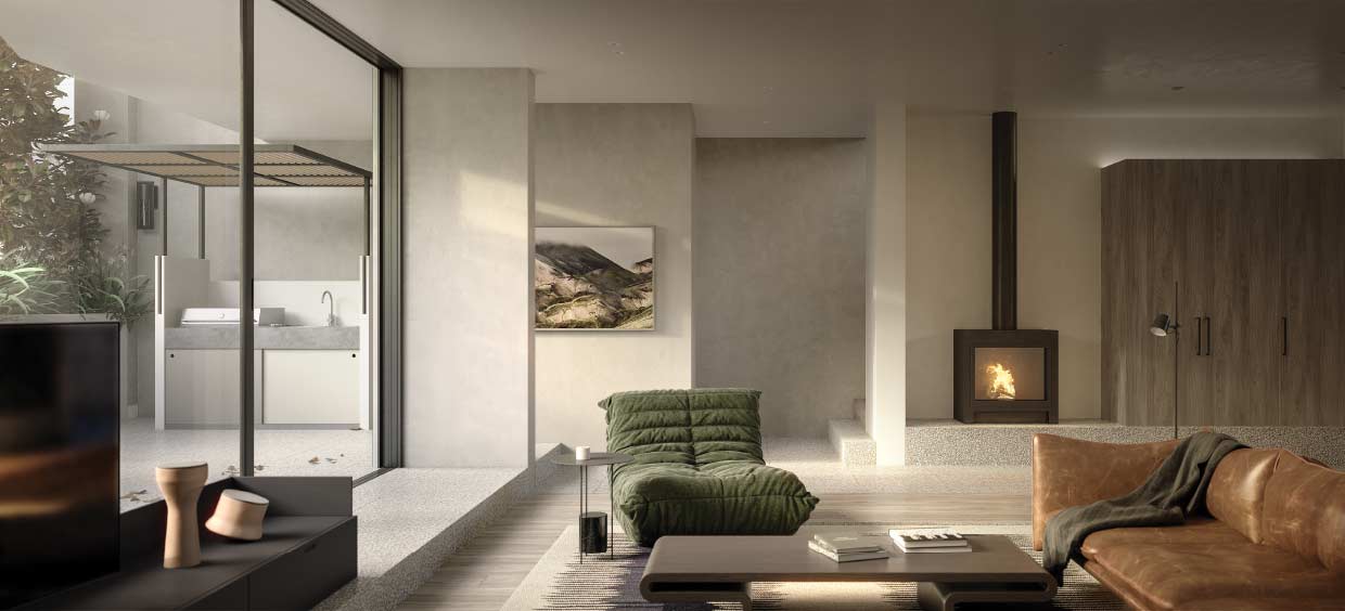 The Mill - Livingroom - Artist Impression